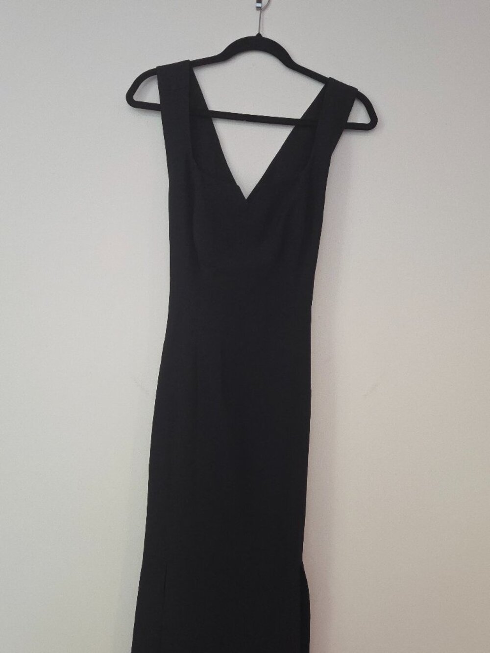Vintage TOOTSIES Boutique Black Maxi Dress | 70s 80s Private Label | St. Gillian